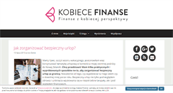 Desktop Screenshot of kobiecefinanse.pl
